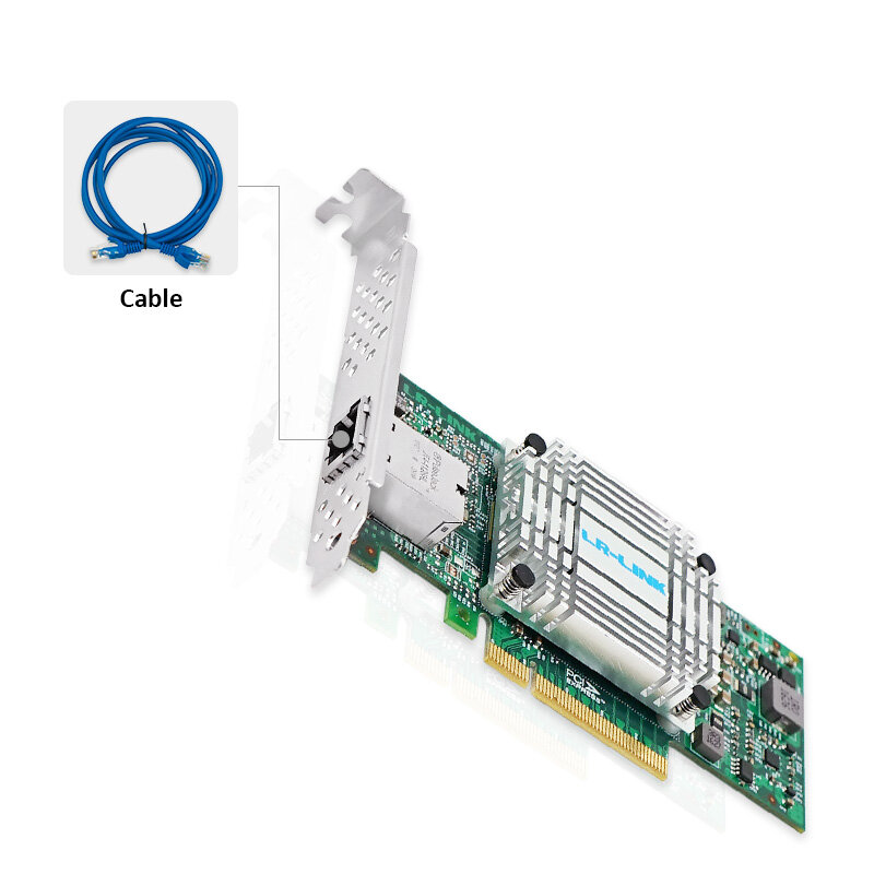 LR-LINK 6801BT 10Gb Nic Card Ethernet การ์ดเครือข่าย PCI Express X8เครือข่ายการ์ด Lan Server Intel 82599