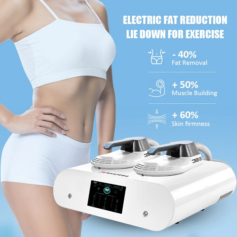 2024 6000w Ems Slimming 2024 muscle Sculpting Body Electromagnetic Body Fat Burn EMS Muscle Building Stimulator Machine for home