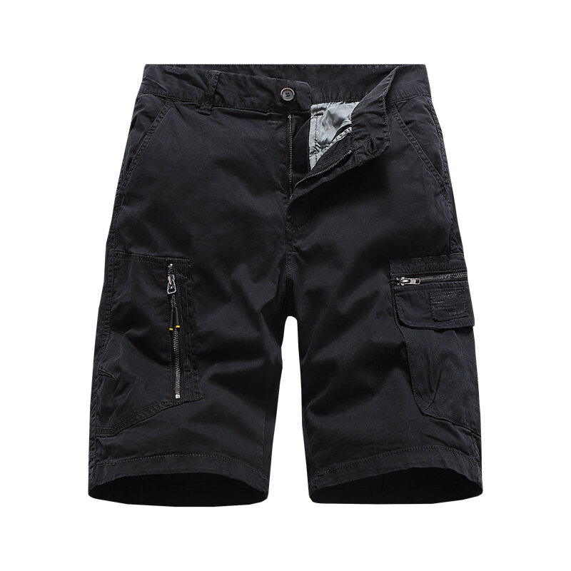 ISurvivor-pantalones cortos tipo Cargo para hombre, Shorts a la moda, militares, tácticos, informales, con múltiples bolsillos, holgados, de talla grande, Verano