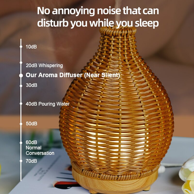 Splot drewna Mini wazon nawilżacz USB powietrza elektroniczny ultradźwiękowy zapach wody dyfuzor olejków eterycznych zapach domowy