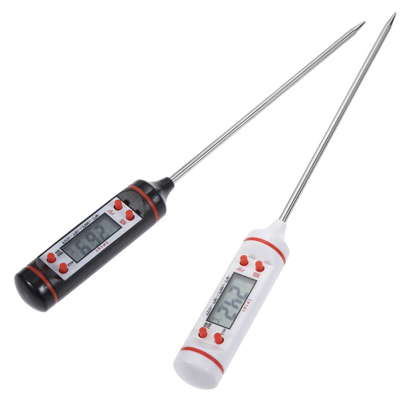 Professional Digital Kitchen Thermometer Barbecue Water Oil Cooking Meat Food Thermometers 304 Stainless Steel Probe Tools