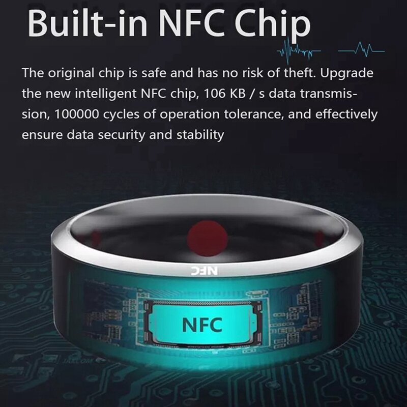 NFC Smart Ring Key Card para Tesla, Substituir Chaveiro, Substituir Chaveiro, Modelo 3, Y