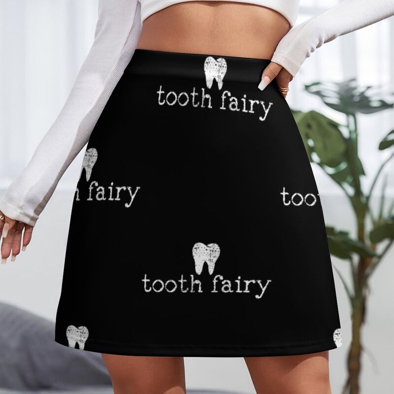 Minifalda de dentista para mujer, falda de satén, núcleo de hada