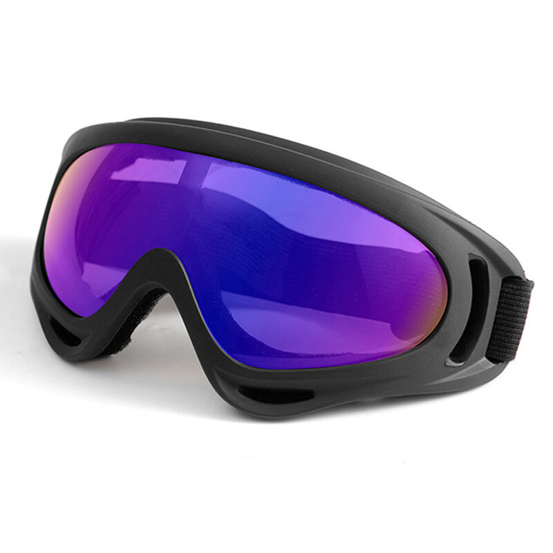 Gogle narciarskie gogle odporne na wiatr motocyklowy Anti-fog UV400 Snowboard gogle śnieżne zimowe okulary narciarskie sportowe na świeżym powietrzu