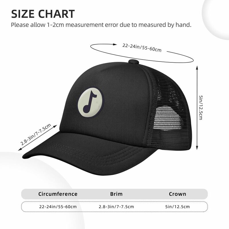 TDWT 노래 메모의 로고 야구 모자, 애니메이션 모자, 파티 모자, 남성 2024
