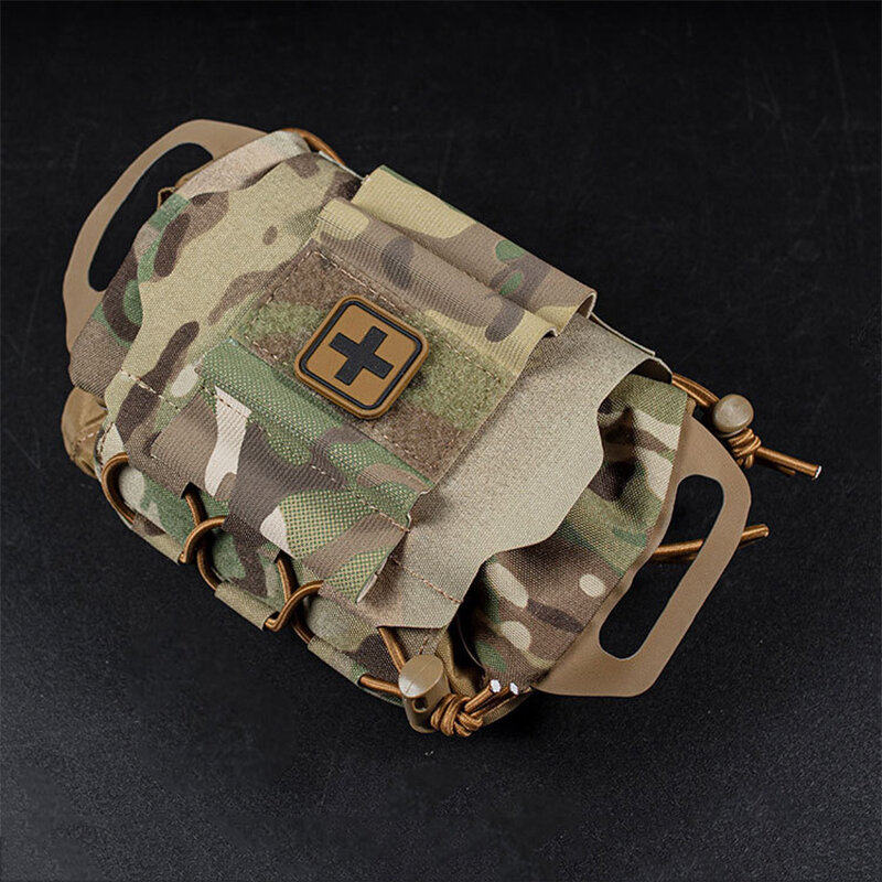 Tactical First Aid Kit Outdoor Mountaineering Hiking Medical Storage Pouch Bag IFAK Tear-Away First Aid Kits Travel Survival Bag
