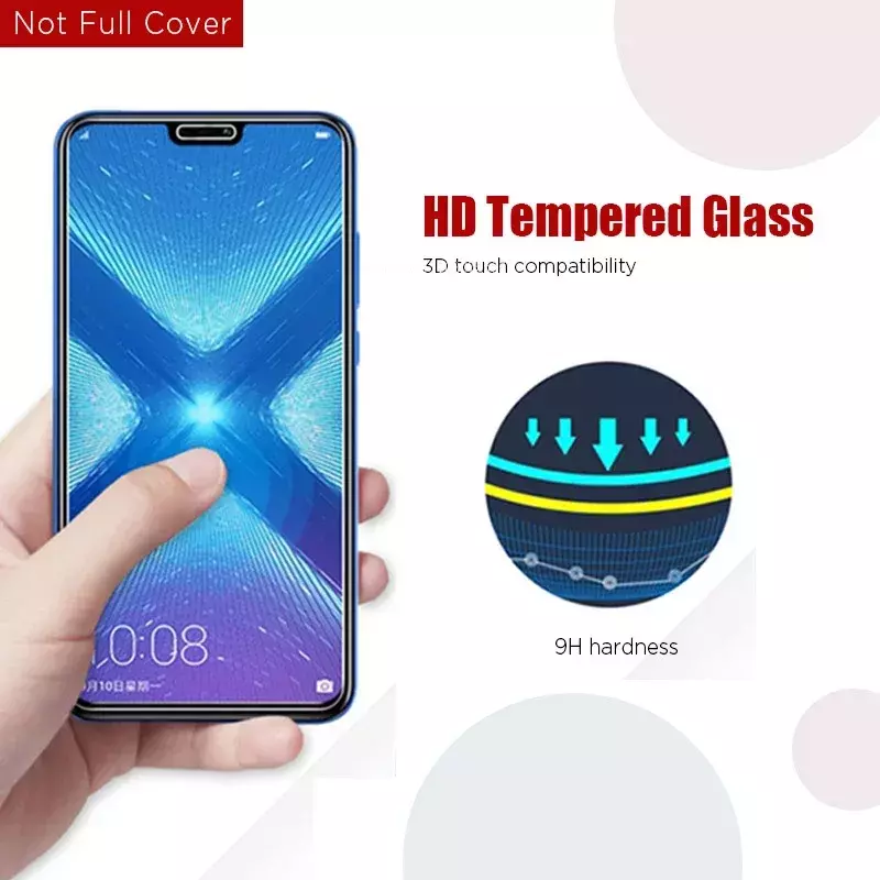 2PCS Tempered Glass for Honor 50 20 10 lite pro  Screen Protector for Honor X8 8X 9X glass
