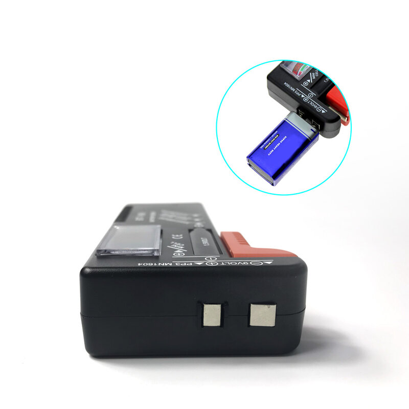 デジタルバッテリー静電容量診断ツール,バッテリーテスター,lcdディスプレイチェック,単三ボタン,ユニバーサル電圧計