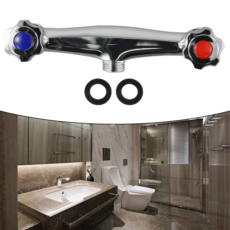 Wysokiej jakości zawór mieszający słuchawki prysznicowe Chrome 1/2 \ "Anti-refluks ciepłej i chłodnej wody w łazience do prysznica, łazienki akcesories