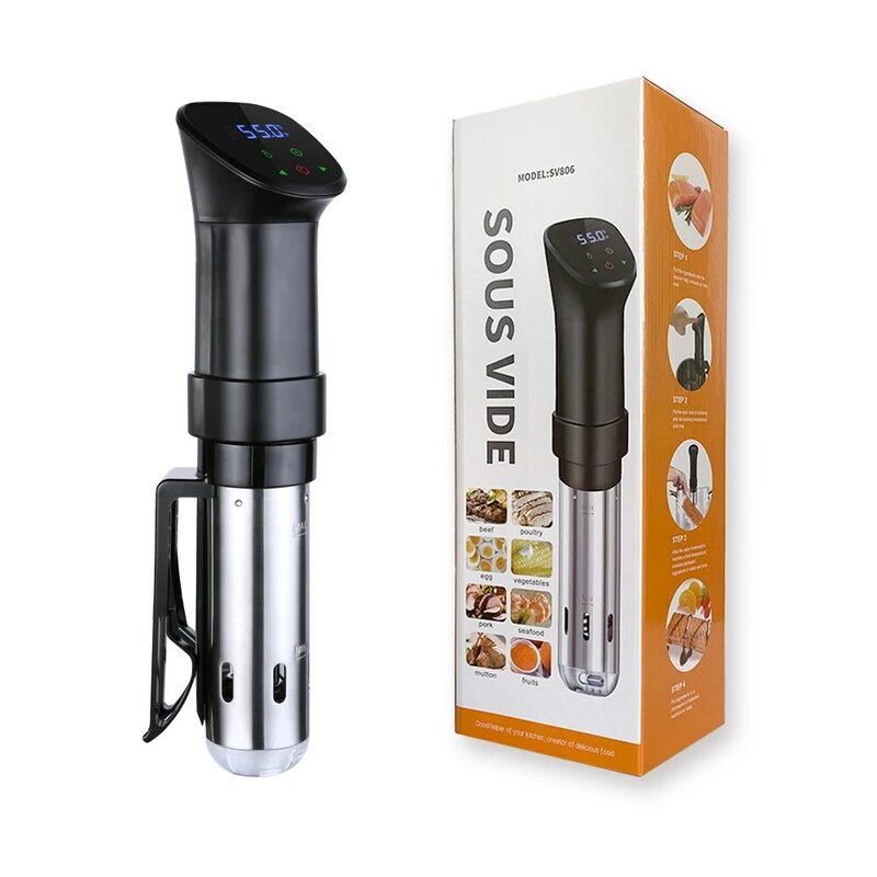 IPX7 Waterproof Sous Vide Cooker 1800W Immersion Circulator Accurate Cooking Machine With LED Digital Display Slow Cooker 수비드머신