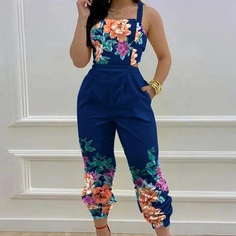 Women's Summer Work Jumpsuits Comfortable Casual Suspender Jumpsuits Suitable for Girl Woman Lover Mother