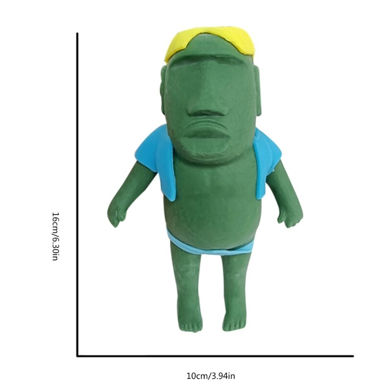 Engraçado Rock Man Stretchy Anxiety Toy Novidade Stress Relief Office Descompress Toy