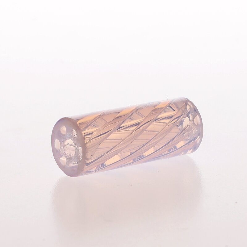 5pcs/box Retail In Stock 7 Holes Spiral Style Smoke Color Glass Filter Tips/Glass Filter Tip Glass Smoking Accessories