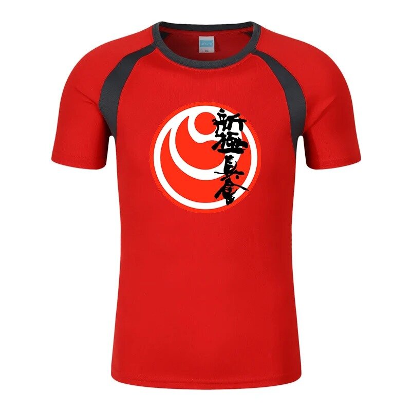Men Kyokushin Karate New Summer Sell Well Eight-Color Short Sleeve Comfortable Breathable Round Neck Trendy Outdoors Top