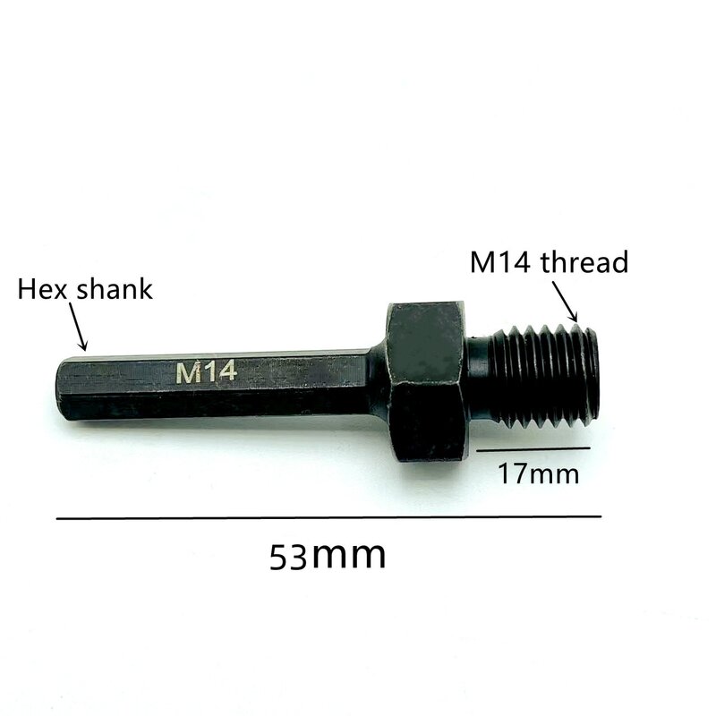 SDS Plus & M14 Adapter für Diamant Core Bits Verbindung Konverter für HEX zu 5/8-11 Loch Sah für hammer Bohrer oder Elektrische Bohrer