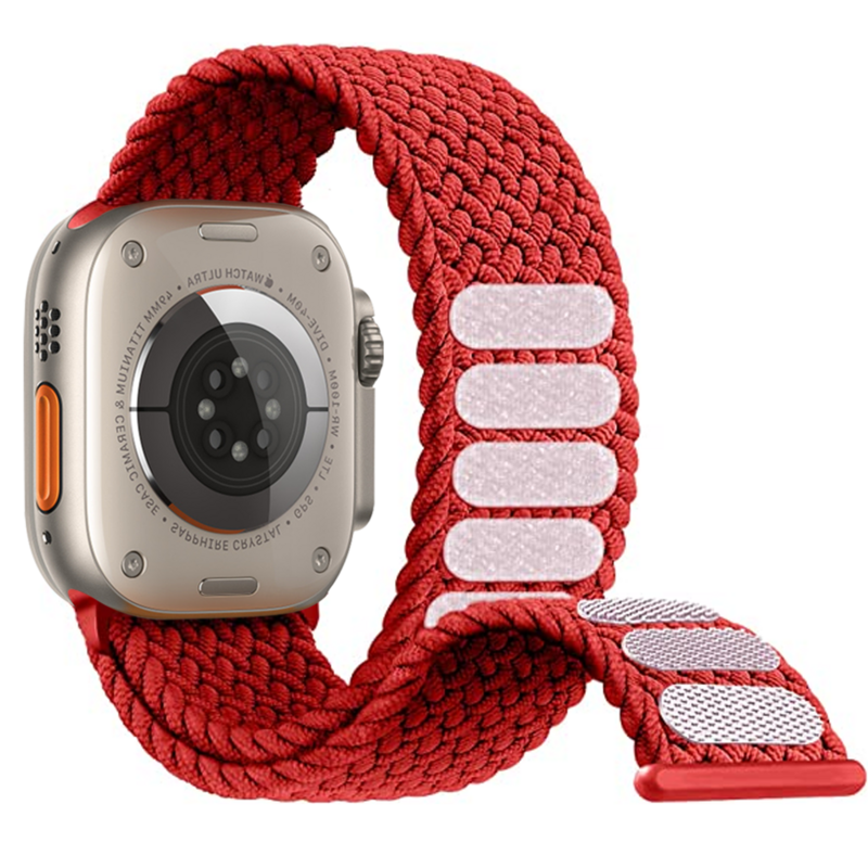 Ремешок Соло для Apple watch Ultra band, плетеный браслет для iWatch series 9 7 SE 8 6 5 4 3, 49 мм 45 мм 41 мм 44 мм 40 мм 42 мм