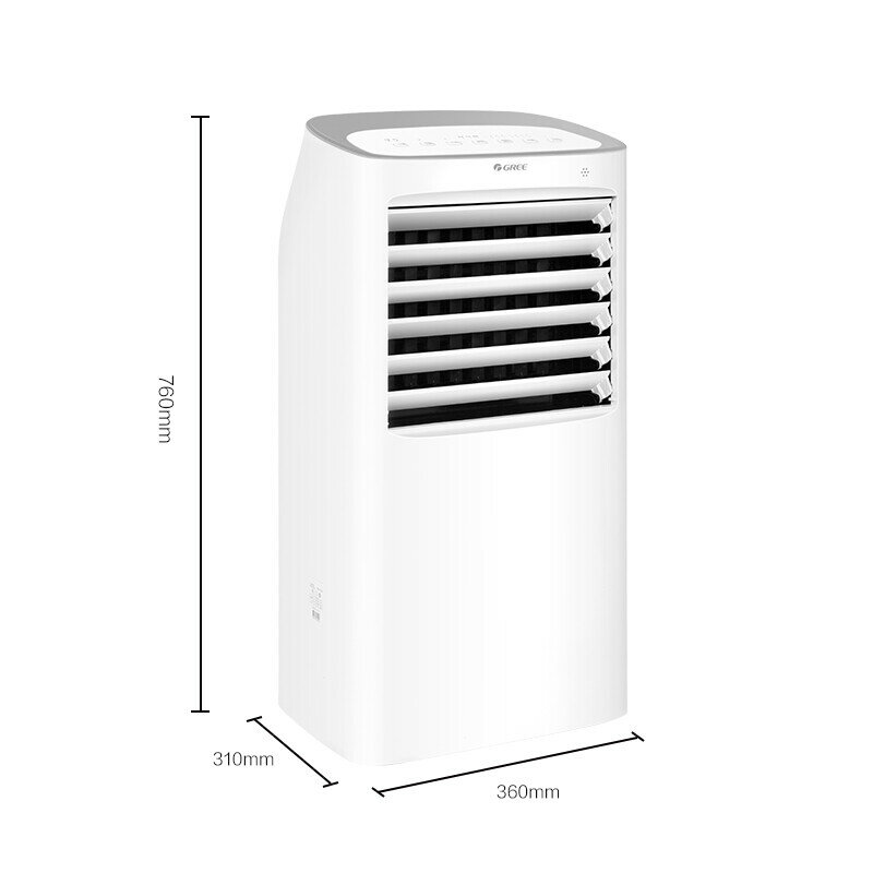 Gree-ventilador de aire acondicionado con Control remoto para el hogar, de gran capacidad enfriador de aire, refrigeración fuerte