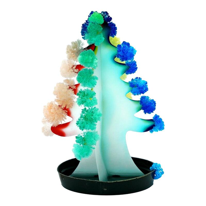 Árbol de Navidad de crecimiento mágico, Kits de ciencia, juguetes de decoración, favores de fiesta de Halloween, floración de árbol, novedad, adornos DIY