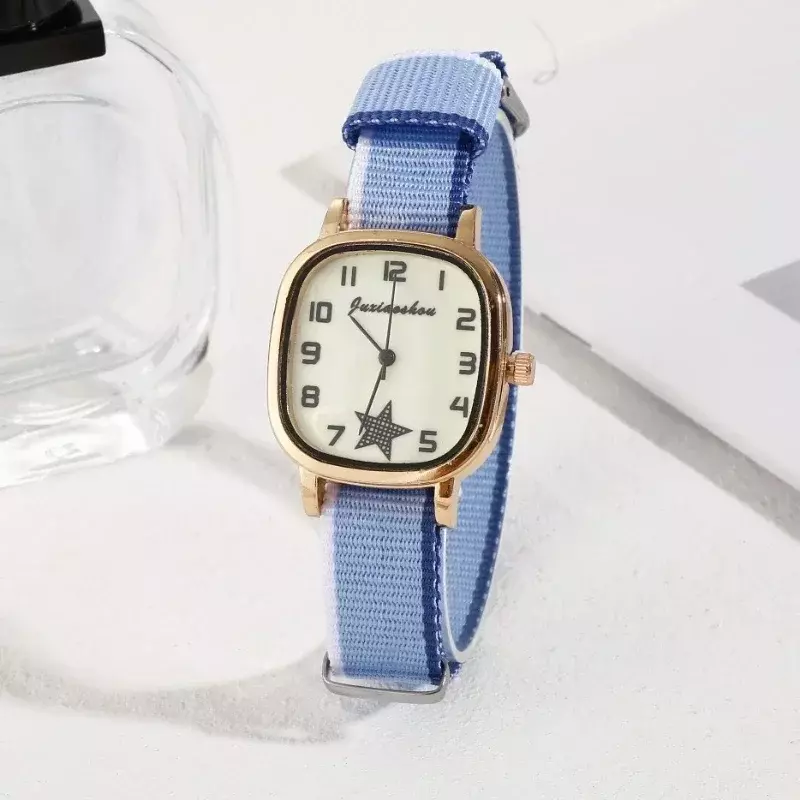 Ster Quartz Polshorloges Vierkante Dameshorloges Eenvoudige Horloges Casual Klok Studenten Horloge Dames Horloge Reloj Para Mujer 시