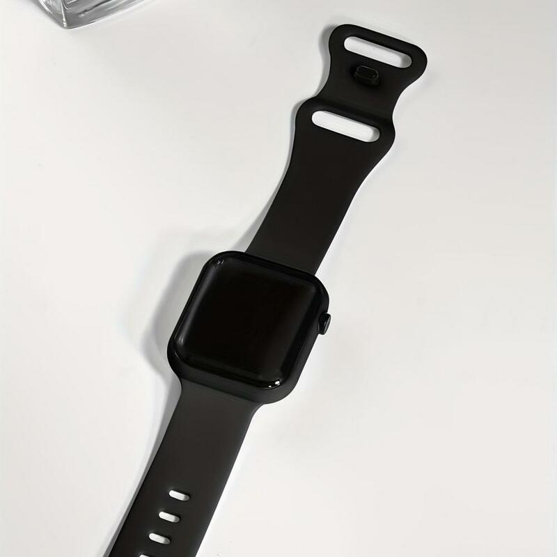 Elegante LED Digital Square Watch, à prova de choque, Sporty Design, Strap Watch para Estudante, Personalidade Esportiva, Preciso