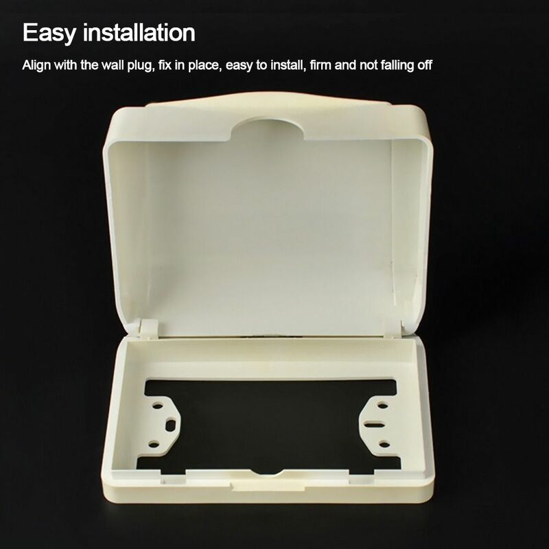 Wall-mounted Switch Protective Cover Self-Adhesive 118 Type Protection Socket Plastic Electric Plug Cover Bathroom
