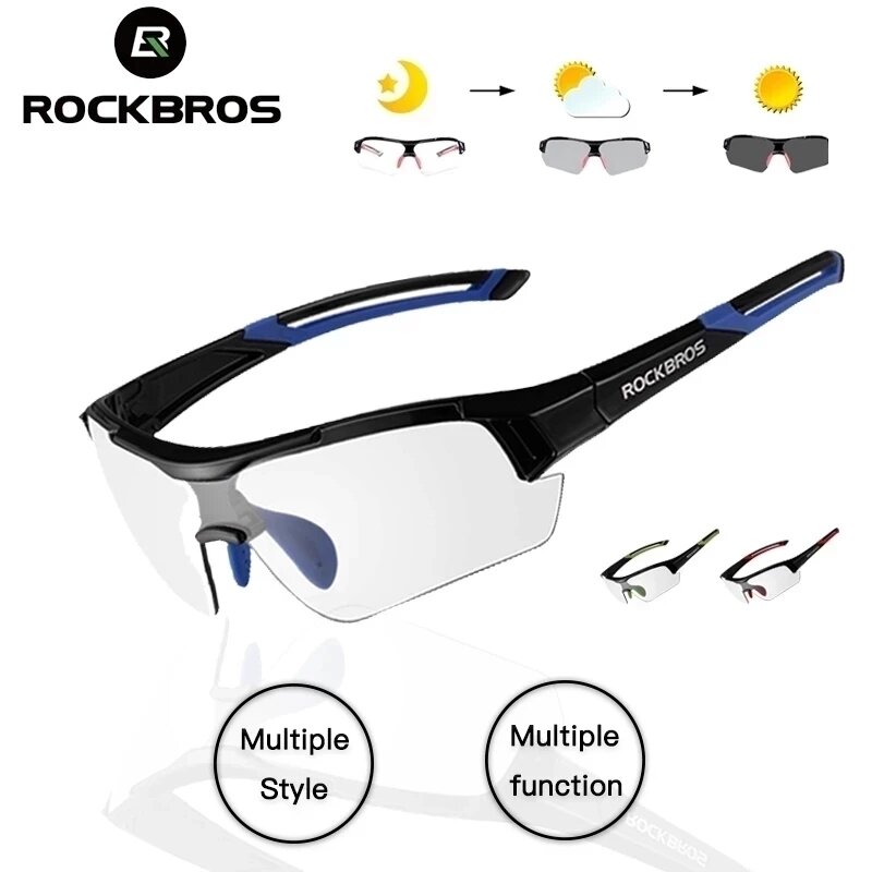 Очки солнцезащитные ROCKBROS мужские/женские фотохромные, UV400 для езды на горном велосипеде, при близорукости, занятий спортом на открытом воздухе