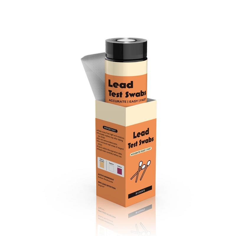 Lead Test Swabs 30pcs Instant Lead Test Kits For Rapid Results Results In 30 Seconds Instant Lead Test For Painted Wood Plaster