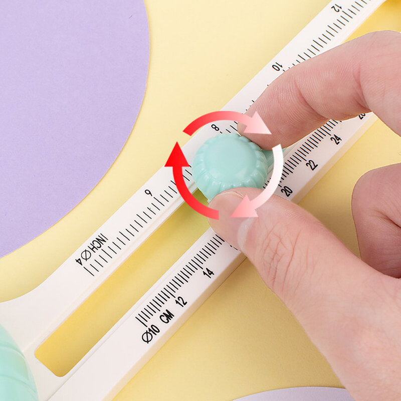 DIY Round Paper Cutter Arc Positioning Paper-cut Knife Adjustable Circle Size Drawing Circular Knife Circular Paper-cut Machine