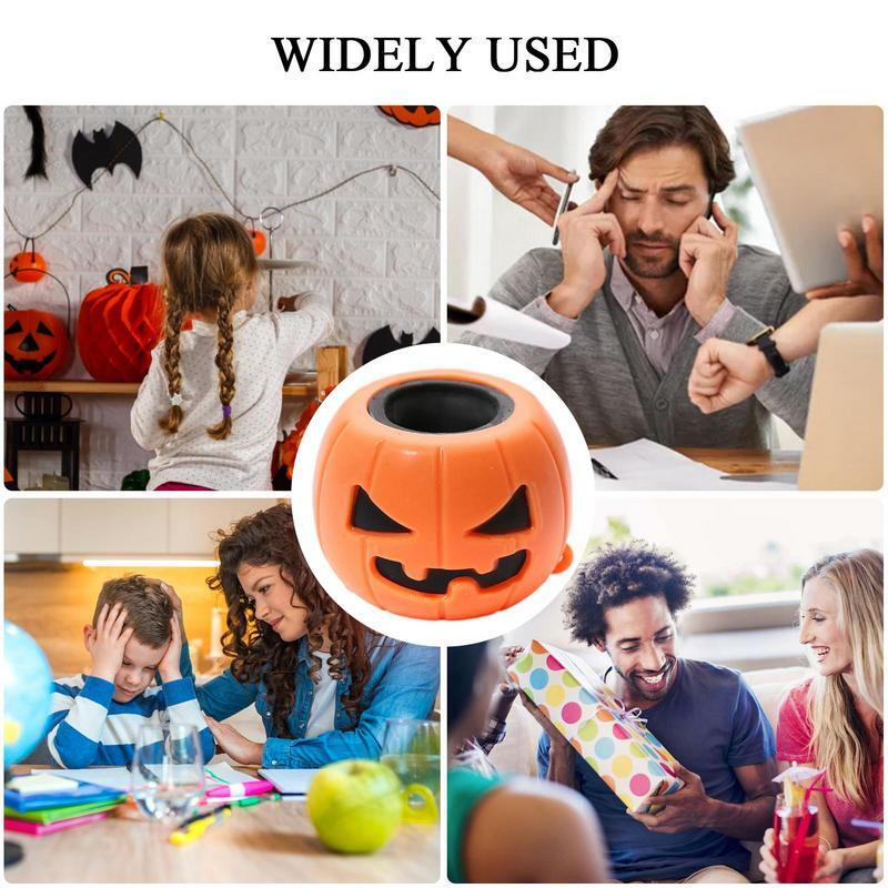 Juguete de calabaza de Halloween para apretar, cabeza de calabaza, alivia el estrés, juguetes Fidget, suave, seguro, suave, fantasma