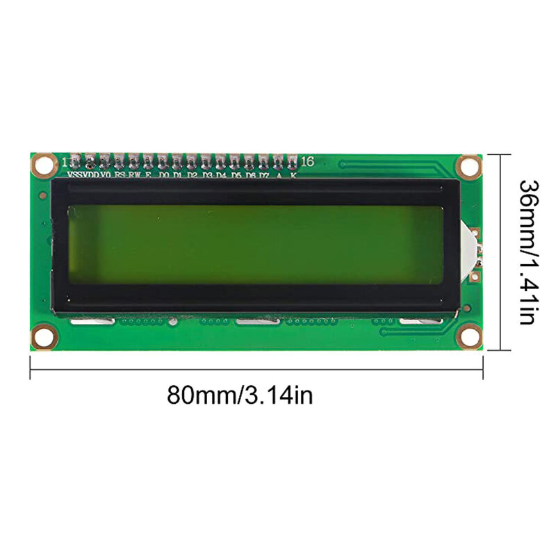 ЖК-дисплей 1602 1602, ЖК-модуль, 16x2 символа, ЖК-дисплей, синий/фотодисплей, PCF8574T, PCF8574, интерфейс IIC I2C 5 В для Arduino
