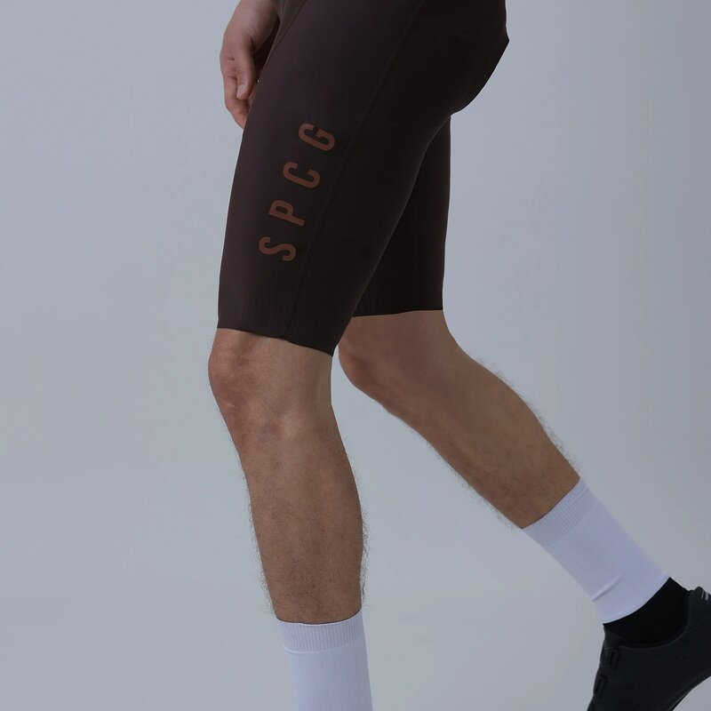 SPEXCEL-pantalones cortos con pechera para ciclismo de montaña, almohadilla de alta densidad 3D, Corte libre, puño de pierna, verde y marrón, 23