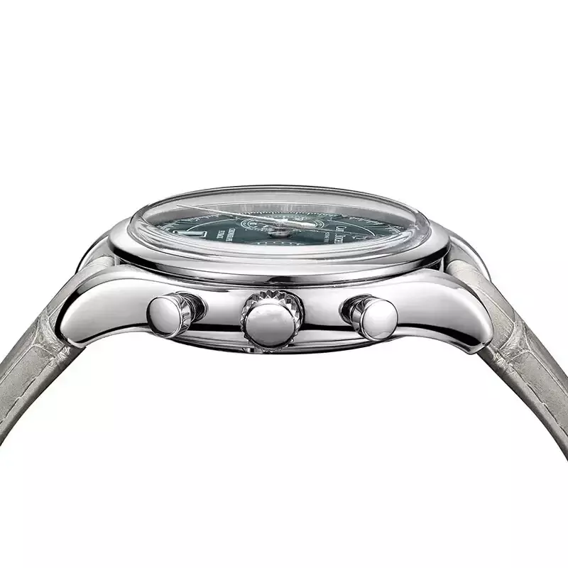 Moda Carl F. Bucherer-Reloj de pulsera de cuarzo para hombre, cronógrafo informal de negocios, correa de nivel de alta apariencia múltiple, tendencia