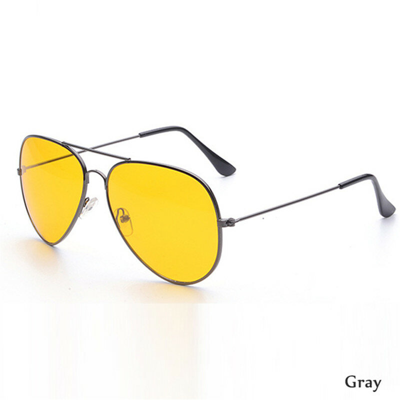 Męskie okulary przeciwsłoneczne dla kierowców samochodów gogle noktowizyjne przeciwodblaskowe żółte okulary przeciwsłoneczne damskie okulary do jazdy
