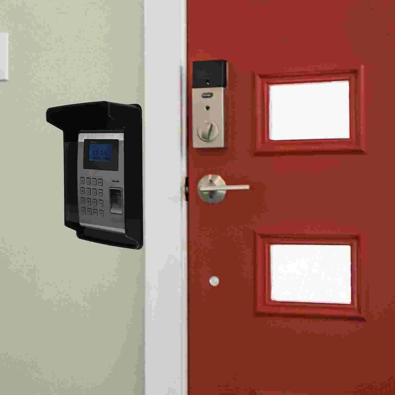 Protecteur de sonnette de porte de machine de contrôle d'accès, couverture extérieure de pluie, empreinte digitale domestique, accessoires en plastique