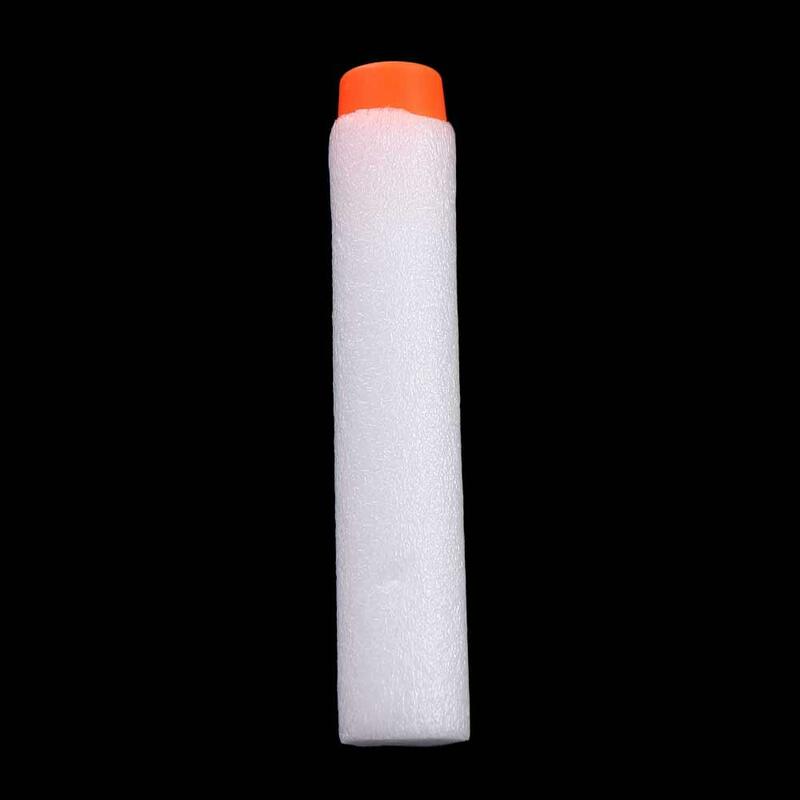 Dardos blandos de EVA fluorescentes, dardos luminosos que brillan en la oscuridad, serie Nerf, 10 piezas