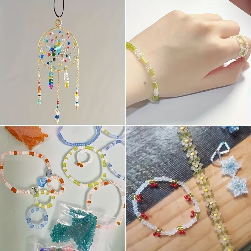 2000 buah 2mm warna-warni biji kaca Jepang manik-manik longgar bulat Spacer Beads untuk membuat perhiasan DIY buatan tangan gelang aksesoris