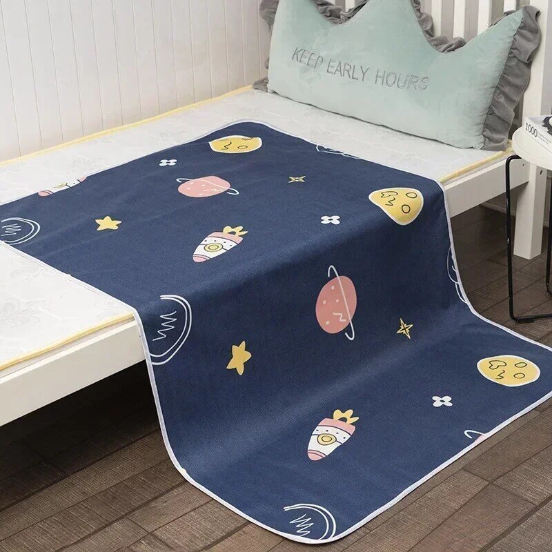 Baby Changing Mat Cover Diaper Mattress Bed Sheets for Newborn Baby Waterproof Portable Change Pad Table Floor Play Mat Reusable