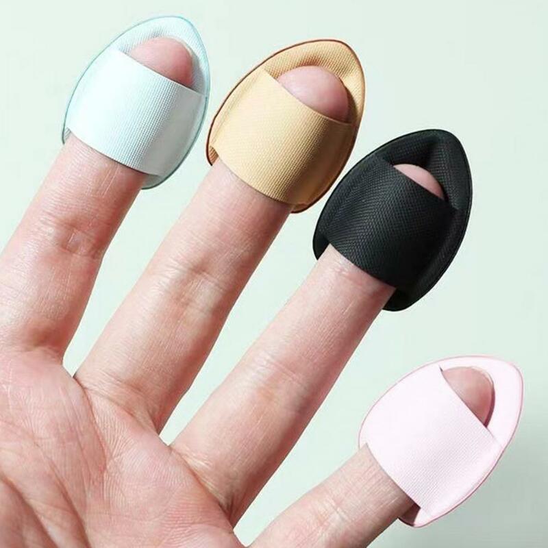 Elastic Mini Finger Powder Puffs, Esponjas de maquiagem leves e suaves para cobertura, fáceis de limpar, 5pcs 12pcs