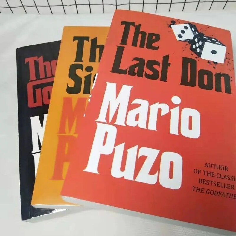 3 libri/set il padrino Last Don Sicilian Mario Puzo Original English Novel il romanzo originale del padrino bestseller