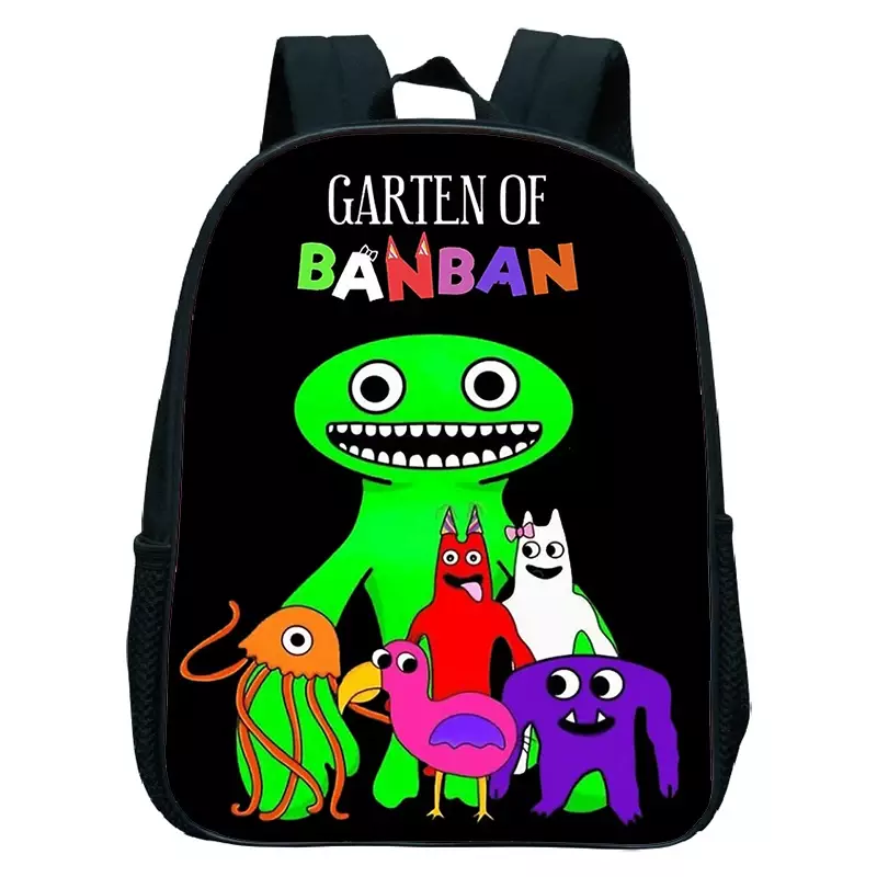 Garden of Banban 프린트 배낭 어린이 유치원 가방, 남아 여아 방수 학교 가방, 어린이 배낭, 게임 만화 책가방