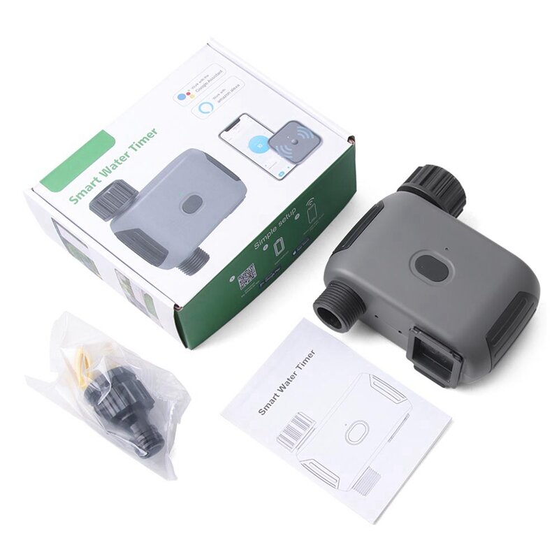 Wifi Smart Water Timer For Garden Hose, Sprinkler Irrigation Timer With Hub, For Tuya Automatic Watering Timer