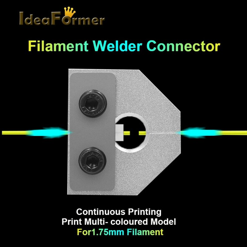 3D 프린터 액세서리 1.75mm 필라멘트 용접기 커넥터 조이너 도구 필라멘트 스플라이서 필라멘트 용접 모든 종류 PLA/ABS/PETG용
