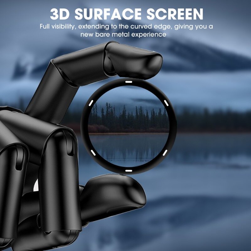 Dla Garmin Vivoactive 5 Screen Protector 3D zakrzywiona folia ochronna do zegarka Garmin Anti-scratch folia o pełnym pokryciu nie szkło