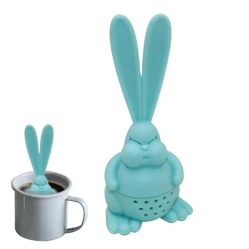 Bunny Tea Strainer Tea Strainer Infuser Teaware Loose Tea With 2 Big Ear Tea Brewer Infusers Kitchen Tools Accessories Teamaker