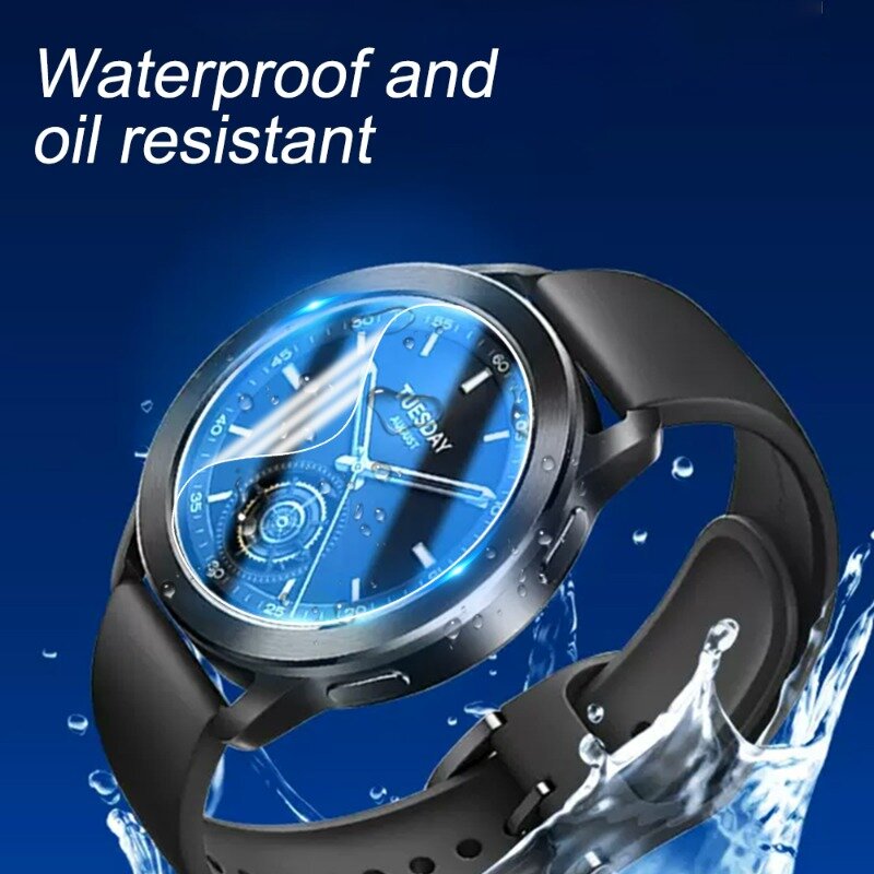 Película protectora de hidrogel para Xiaomi Watch S3, S1 Pro, S1, Protector de pantalla activo para Xiaomi Mi Watch S3, S1 Pro, S1, no cristal activo