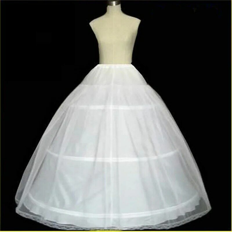 عالية الجودة منتفخ 6 الأطواق ثوب نسائي الزفاف كرينولين زلة تنورة الزفاف في الأوراق المالية