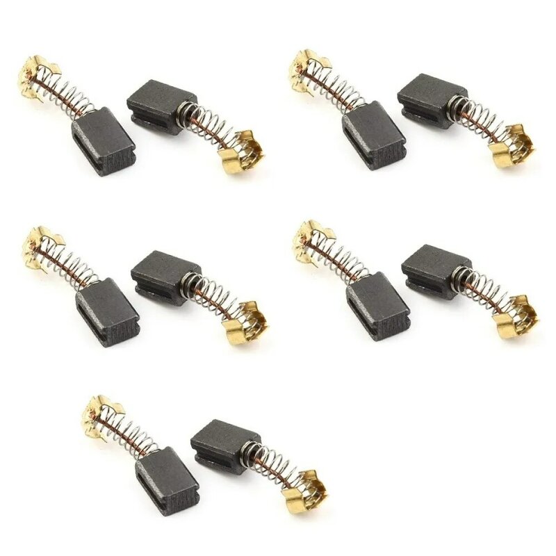 10pcs Carbon Brushes Carbon Metal Replacement Tool Parts Accessories Replace For CB406 CB407 CB418 CB419