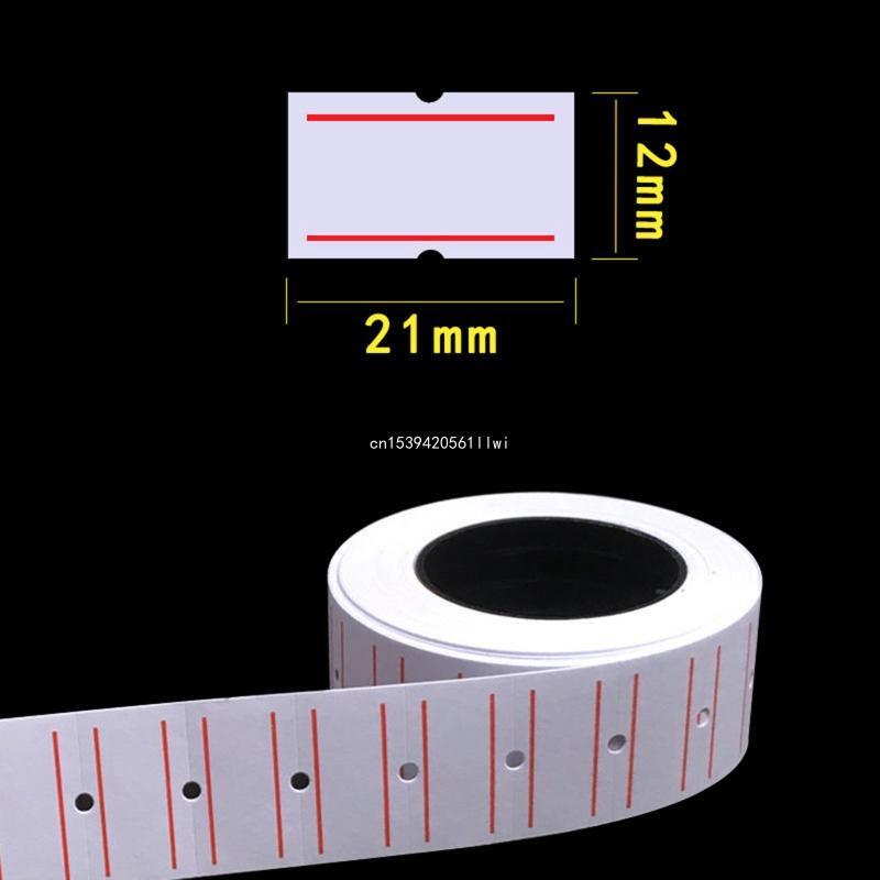 10 rollen zelfklevende prijsetiketten papieren tag sticker enkele rij voor prijspistool dropship