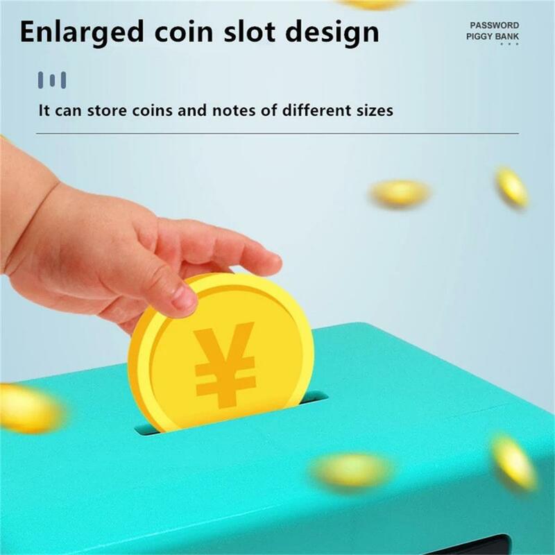 Password Unlock Rounded Safety Tank Highlight Comfortable Feel For Children Boys Change Jar Simple Knob Ornaments Widening