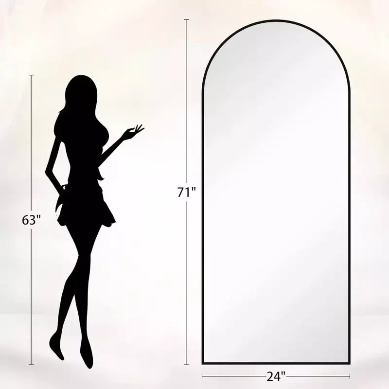 Free Shipping Mirror for Bedroom Bedroom Hanging Standing or Leaning Wall-Mounted Mirror Full Body Living Room Furniture